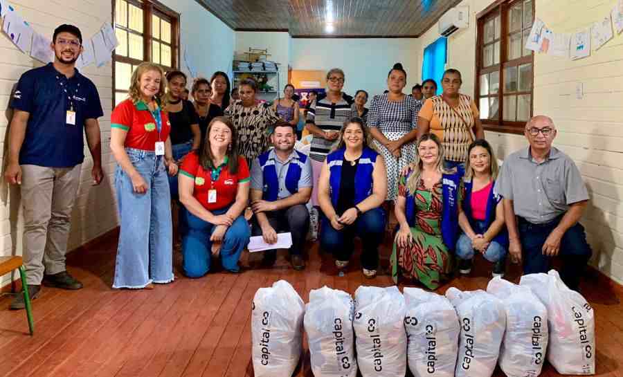 Prefeitura e Mesa Brasil entregam alimentos para mulheres em situação de vulnerabilidade social